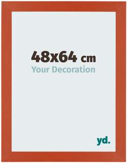 Fotolijst 48x64 cm - Oranje - MDF - Mura