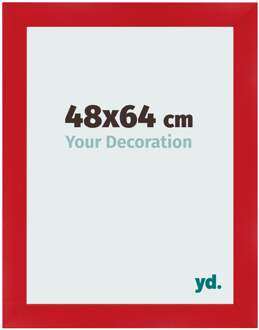Fotolijst 48x64 cm - Rood - MDF - Pisa