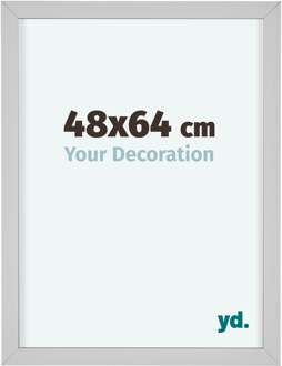 Fotolijst 48x64 cm - Wit - Aluminium - Virginia