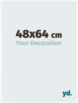 Fotolijst 48x64 cm - Wit Hoogglans - Kunststof - Evry