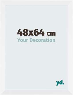 Fotolijst 48x64 cm - Wit Mat - MDF - Catania