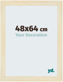 Fotolijst 48x64 cm - Zand Geveegd - MDF - Mura