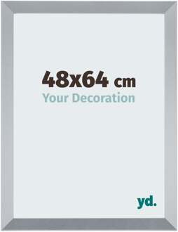 Fotolijst 48x64 cm - Zilver Glans - MDF - Catania