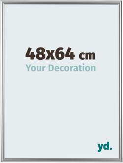 Fotolijst 48x64 cm - Zilver - Kunststof - Bordeaux