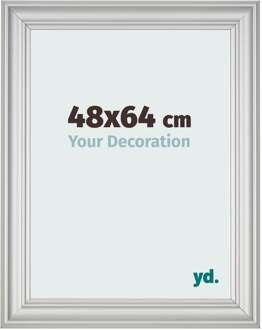 Fotolijst 48x64 cm - Zilver Mat - MDF - Lazio