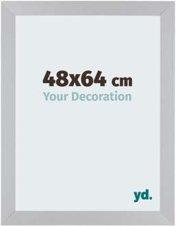 Fotolijst 48x64 cm - Zilver Mat - MDF - Mura