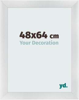 Fotolijst 48x64 cm - Zilver Mat - MDF - Pisa