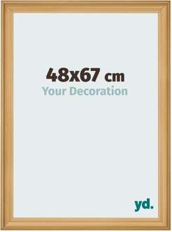 Fotolijst 48x67 cm - Dennen Houtnerf - MDF - Lazio
