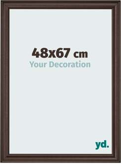 Fotolijst 48x67 cm - Eiken Donker - MDF - Lazio