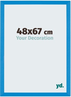 Fotolijst 48x67 cm - Helder Blauw - MDF - Mura