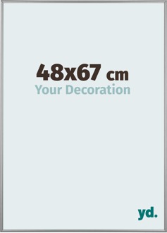 Fotolijst 48x67 cm - Platina - Aluminium - Kent