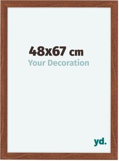 Fotolijst 48x67 cm - Walnoot - MDF - Como