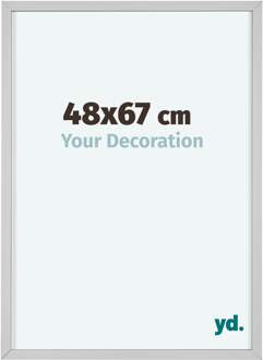Fotolijst 48x67 cm - Wit - Aluminium - Virginia
