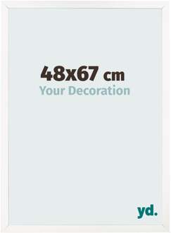 Fotolijst 48x67 cm - Wit Hoogglans - MDF - Bologna
