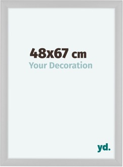 Fotolijst 48x67 cm - Wit Hoogglans - MDF - Como