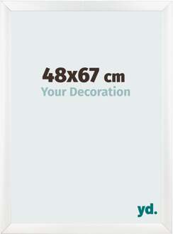 Fotolijst 48x67 cm - Wit Mat - MDF - Pisa