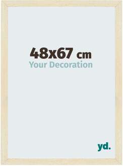 Fotolijst 48x67 cm - Zand Geveegd - MDF - Mura