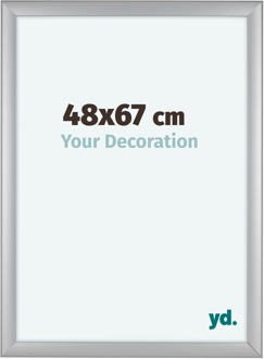 Fotolijst 48x67 cm - Zilver Mat - MDF - Como