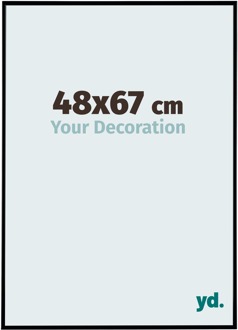 Fotolijst 48x67 cm - Zwart Mat - Kunststof - Evry