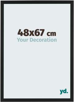 Fotolijst 48x67 cm - Zwart Mat - MDF - Catania