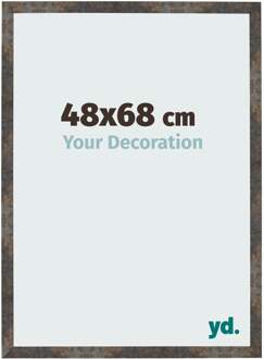 Fotolijst 48x68 cm - Geoxideerd Metaal - MDF - Bologna