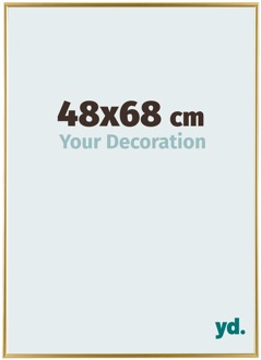 Fotolijst 48x68 cm - Goud - Kunststof - Evry