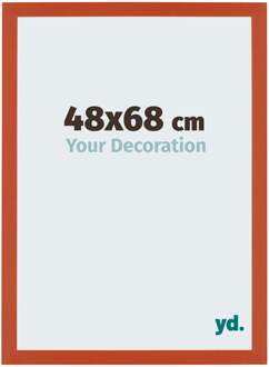 Fotolijst 48x68 cm - Oranje - MDF - Mura