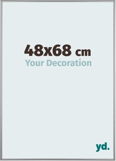 Fotolijst 48x68 cm - Platina - Aluminium - Kent