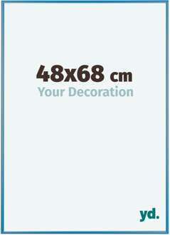 Fotolijst 48x68 cm - Staal Blauw - Aluminium - Kent