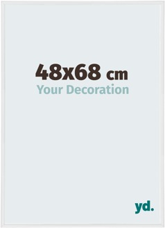 Fotolijst 48x68 cm - Wit Hoogglans - Kunststof - Annecy