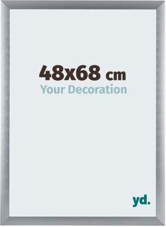 Fotolijst 48x68 cm - Zilver Geborsteld - Aluminium - Tucson