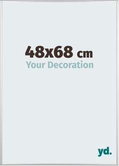 Fotolijst 48x68 cm - Zilver Glanzend - Aluminium - Austin