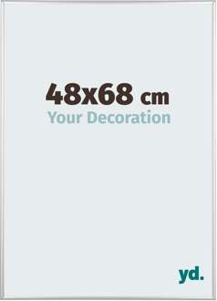 Fotolijst 48x68 cm - Zilver Hoogglans - Aluminium - Kent