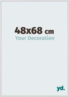 Fotolijst 48x68 cm - Zilver Mat - Aluminium - Miami