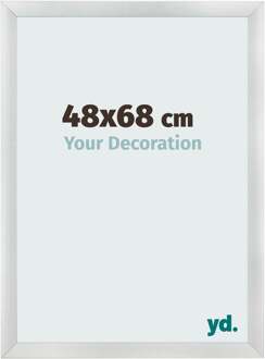 Fotolijst 48x68 cm - Zilver Mat - MDF - Pisa