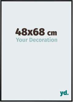 Fotolijst 48x68 cm - Zwart Mat - Aluminium - Austin