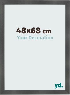 Fotolijst 48x68 cm - Zwart Mat - MDF - Pisa