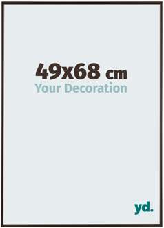 Fotolijst 49x68 cm - Antraciet - Kunststof - Evry