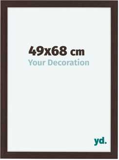 Fotolijst 49x68 cm - Eiken Donker - MDF - Como