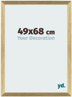 Fotolijst 49x68 cm - Goud Glans - MDF - Mura