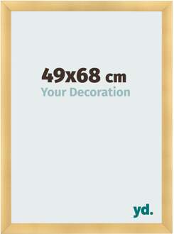 Fotolijst 49x68 cm - Goud Mat - MDF - Pisa