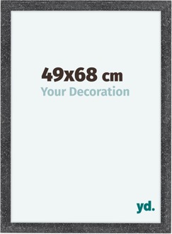 Fotolijst 49x68 cm - Grijs Geveegd - MDF - Como