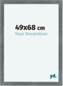 Fotolijst 49x68 cm - IJzer Geveegd - MDF - Como
