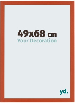 Fotolijst 49x68 cm - Oranje - MDF - Mura