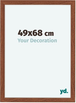 Fotolijst 49x68 cm - Walnoot - MDF - Como