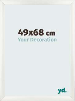 Fotolijst 49x68 cm - Wit Geveegd - MDF - Pisa