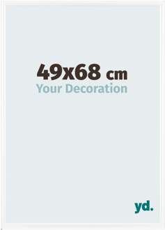 Fotolijst 49x68 cm - Wit Hoogglans - Kunststof - Bordeaux