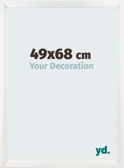 Fotolijst 49x68 cm - Wit Hoogglans - MDF - Pisa