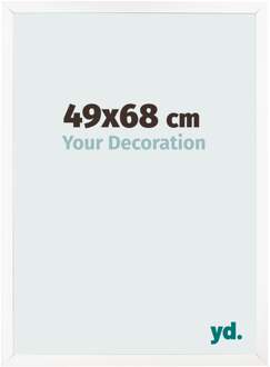 Fotolijst 49x68 cm - Wit Mat - MDF - Bologna