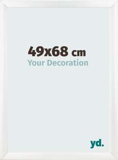 Fotolijst 49x68 cm - Wit Mat - MDF - Pisa